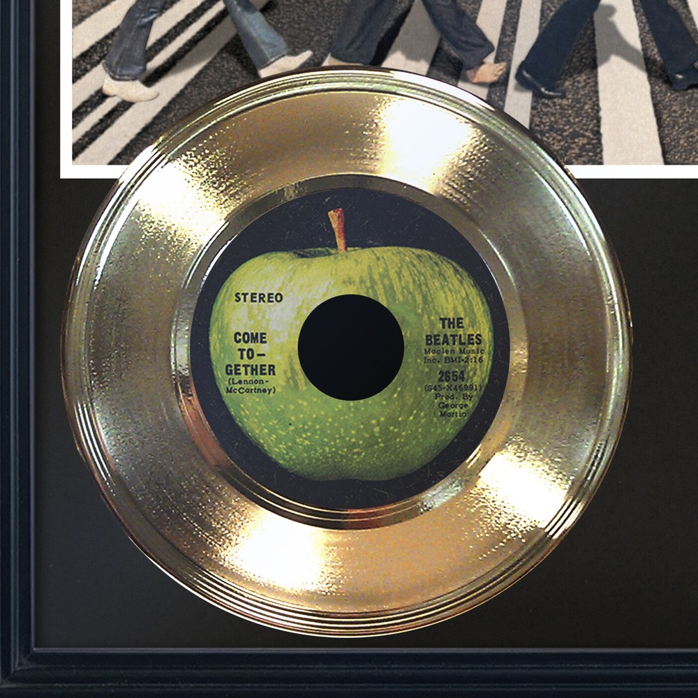 The Beatles "Come Together" Framed Record Display