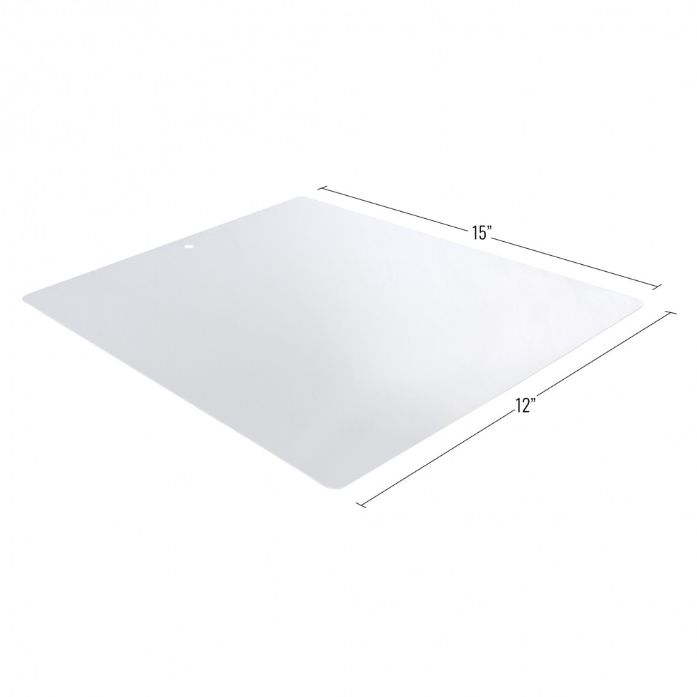 Multi-Pack Thin Clear Flexible Plastic Cutting Board Mat 12" x 15"