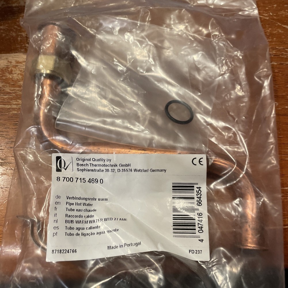 Bosch 87007154690 Hot water pipe PG28