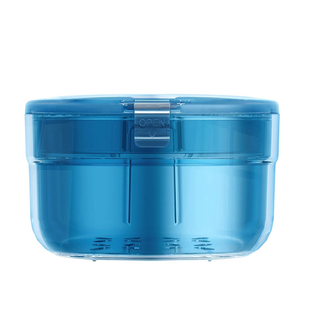 Denture Bath Case Portable Slim Leak Proof Soaking Container Tooth Box
