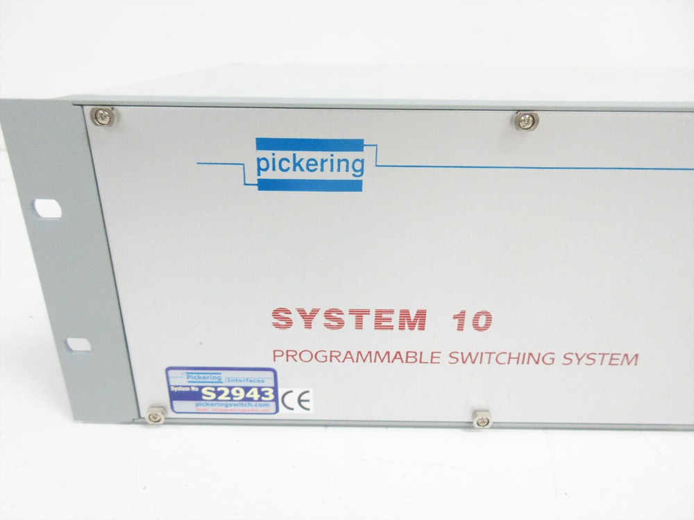 PICKERING SYSTEM 10 PROGRAMMABLE SWITCHING SYSTEM - NO MODULES