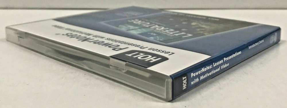 Holt Power Notes Lesson Presentations, Elements of Literature Course DVD-ROM