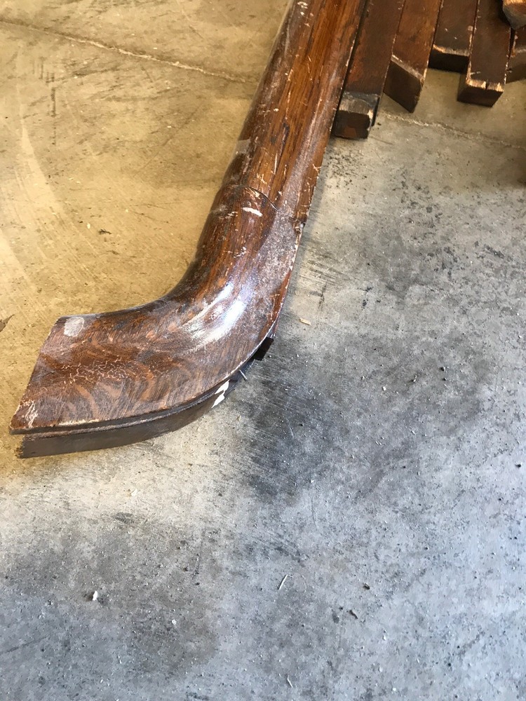 CHARNIKO Railing Oak Stairway railing and spindles