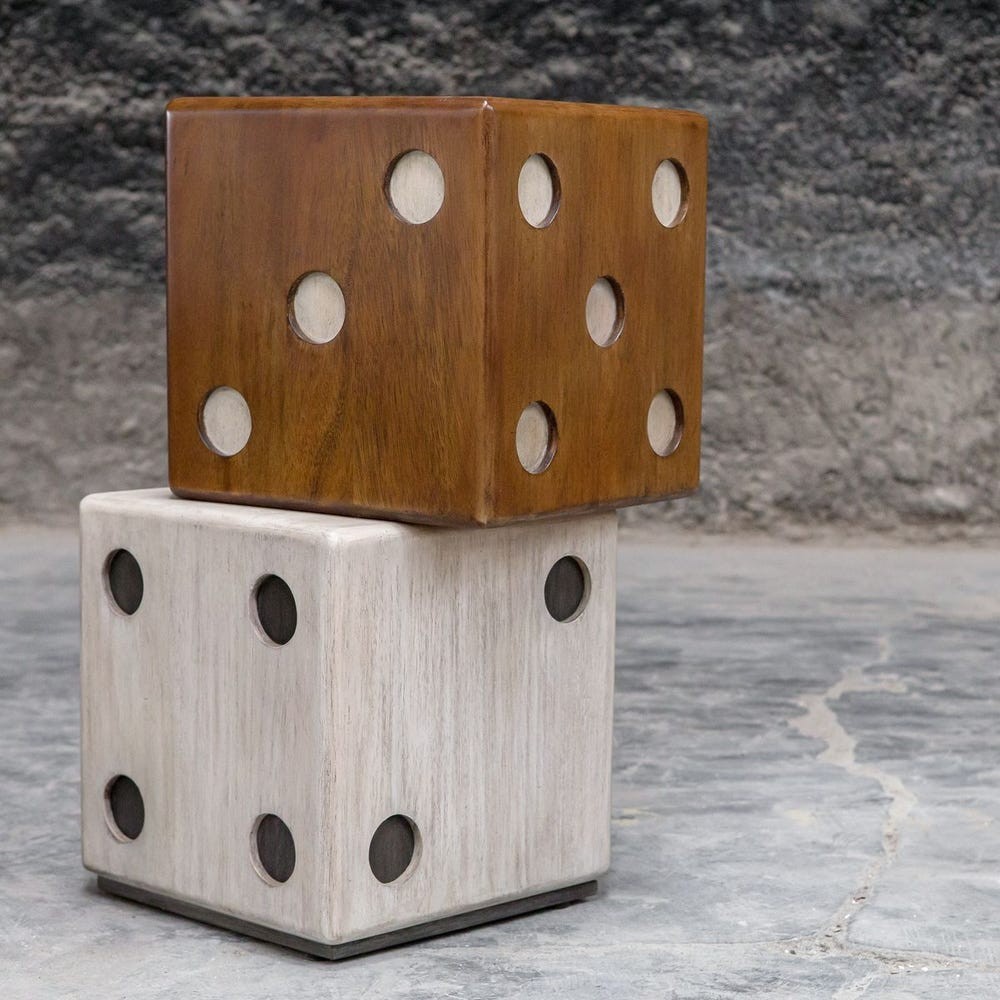 Uttermost 25485 Roll The Dice Accent Table