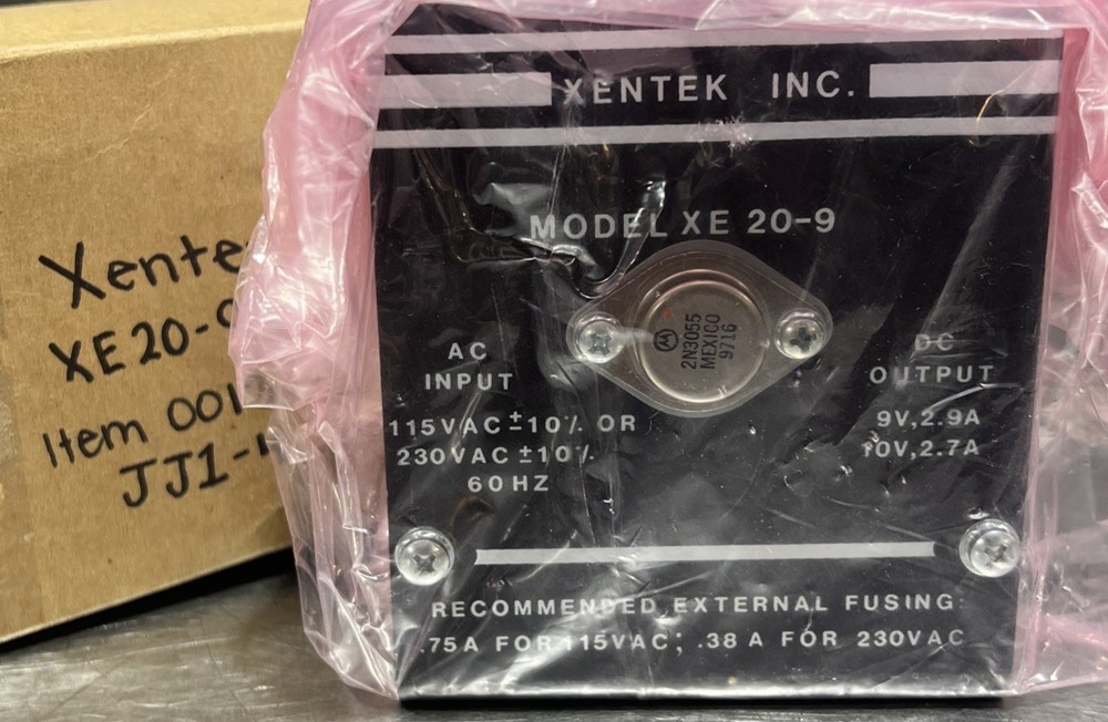 Xentek Inc. Model Xe 20-9 Nos Surplus