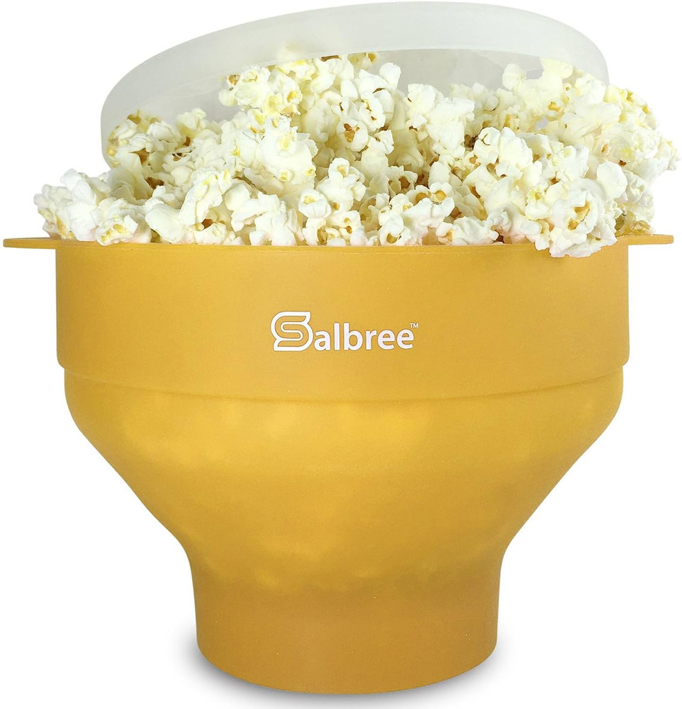 The Original  Collapsible Silicone Microwave Popcorn Popper Maker Machine, Micro
