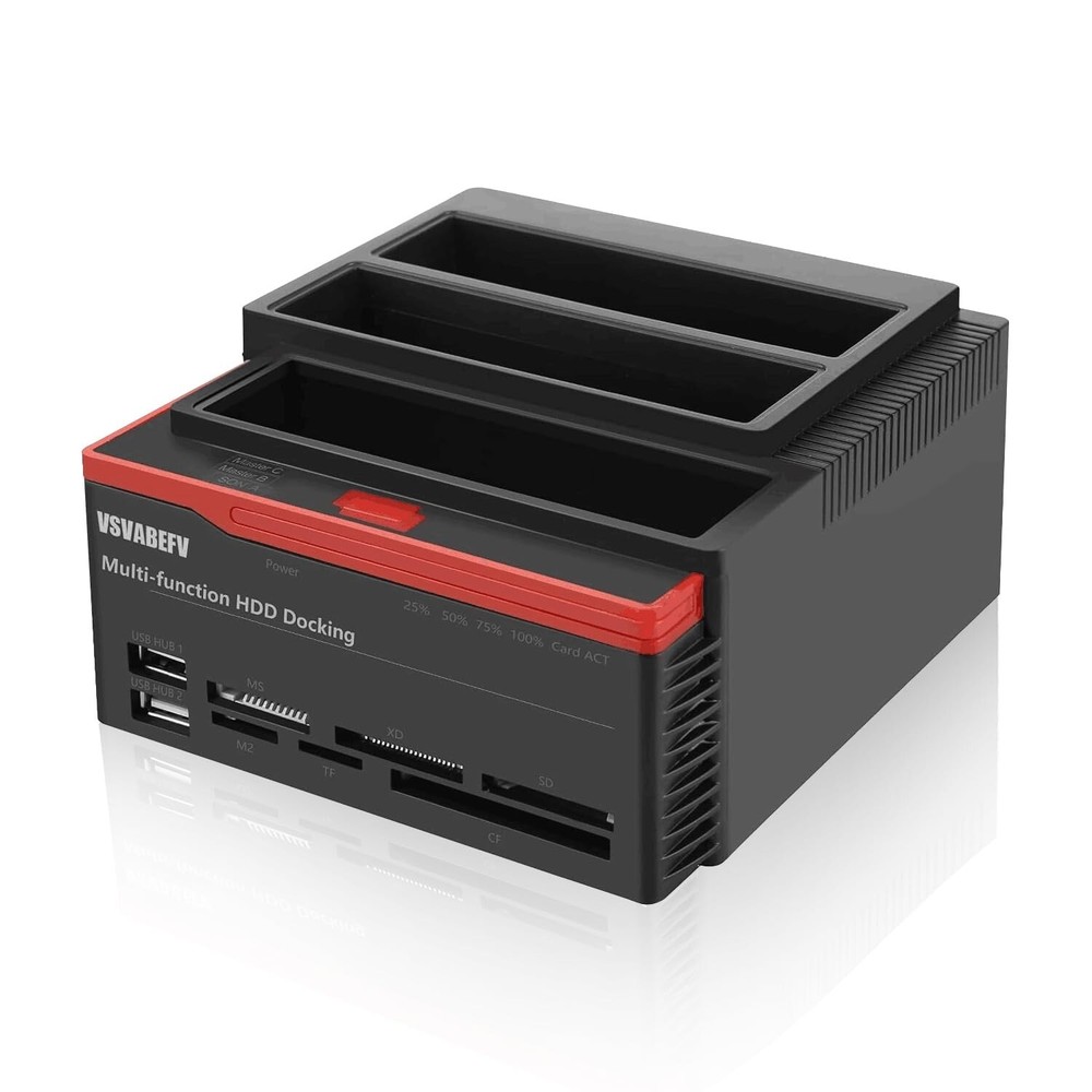 IDE Hard Drive HDD Docking Station Hard Drive Dock Reader, 2.5 and 3.5 Inch E...