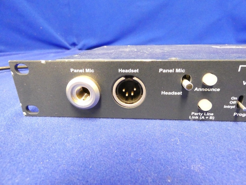 ClearCom MS-702 2-Channel Main Station for Parts-Has Static