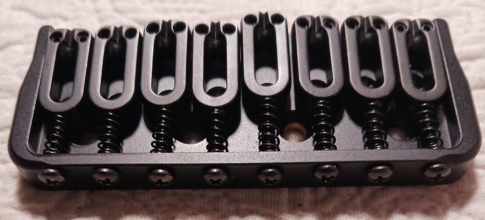 8 String HIPSHOT Style Hardtail Fixed Guitar BLACK BRIDGE ESP/LTD Ferrule