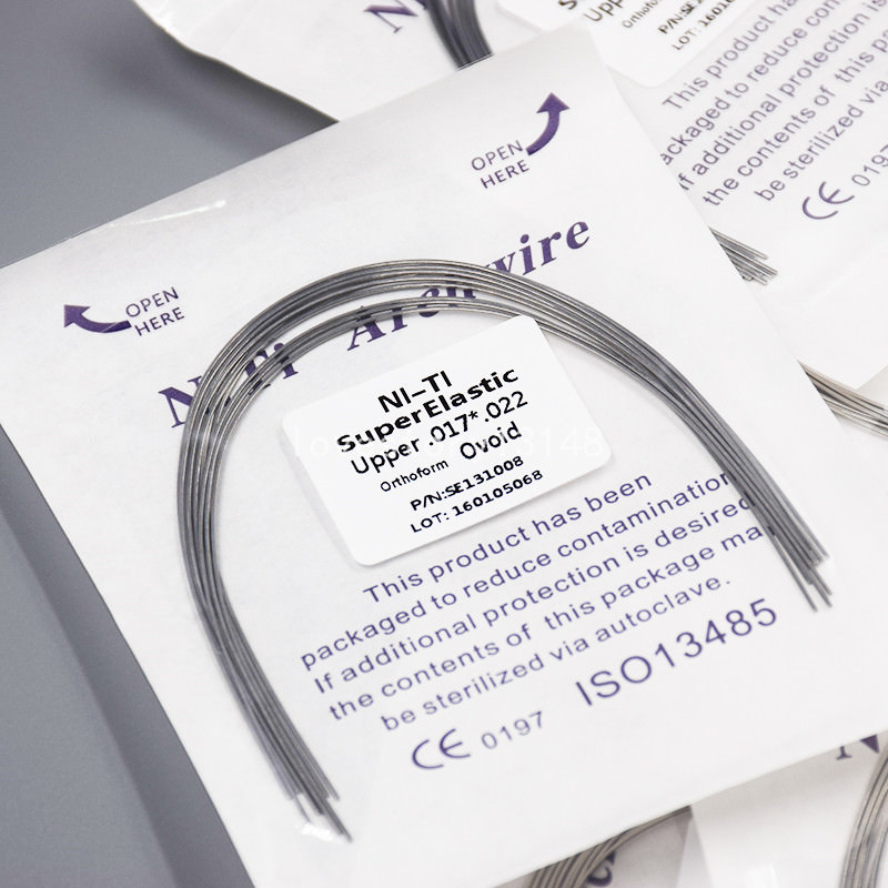Dental Orthodontic NITI Super Elastic Rectangular Arch Wire Ovoid All Size 10Pcs