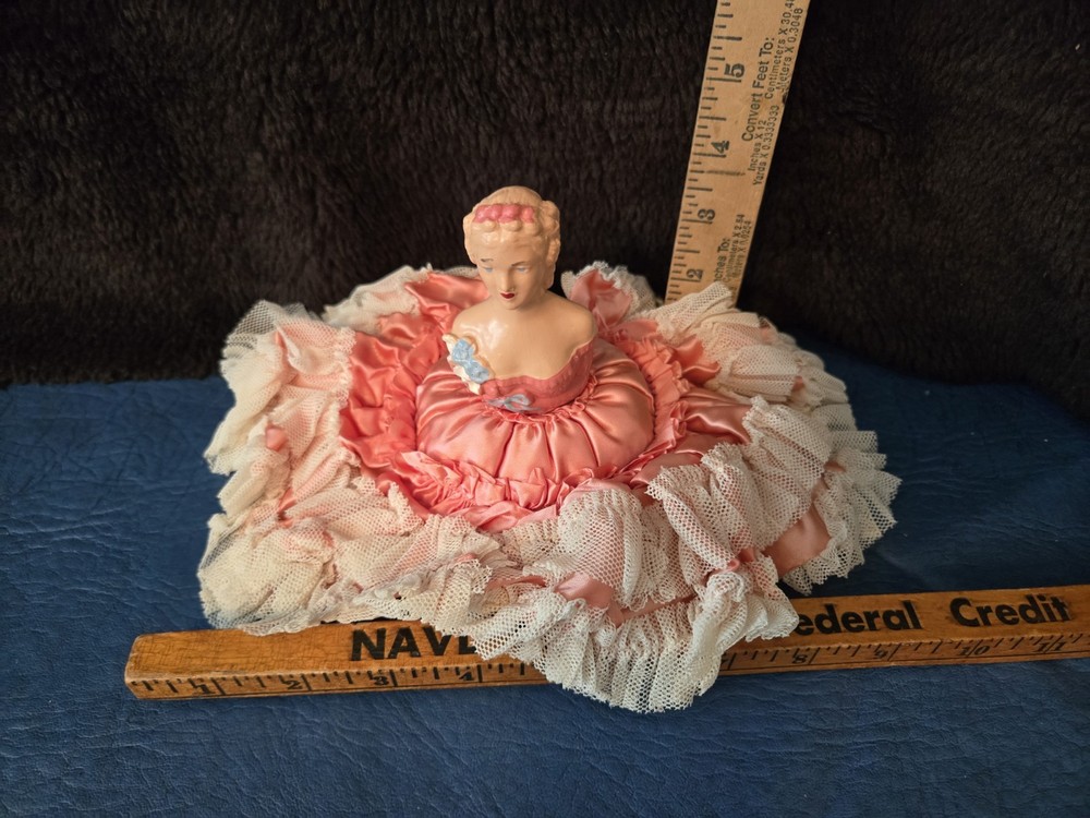 Vintage pin cushion half doll