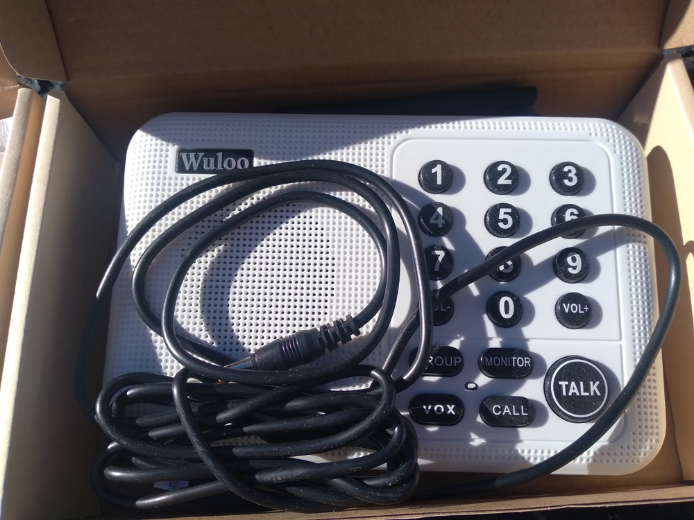 3 Wuloo Wireless Home Intercom System White