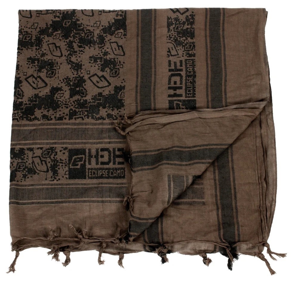 Planet Eclipse Shemagh Scarf / Head Wrap - Hyena Brown