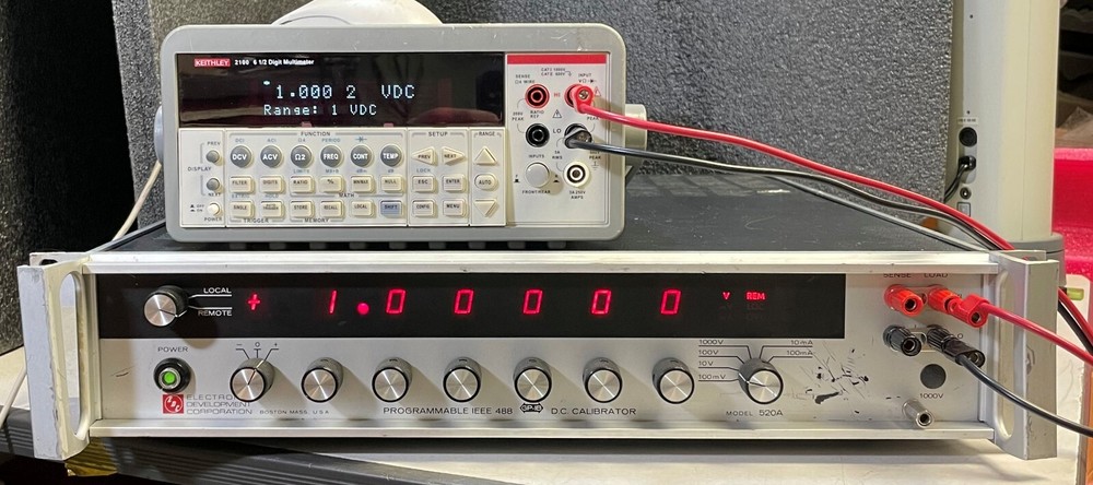 Electronic Development Corporation EDC 520A Programmable DC Calibrator w/GPIB