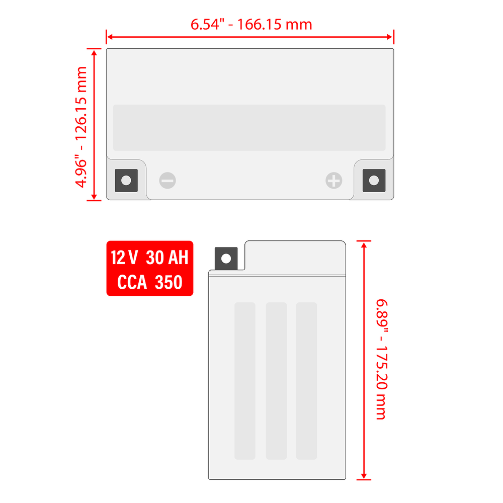 AGM Battery for Seadoo GTR 215 2012 2013 2014 2015