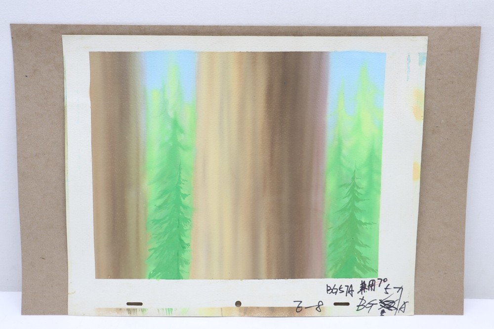 Original Hand Painted Animation Production Background (231-17)