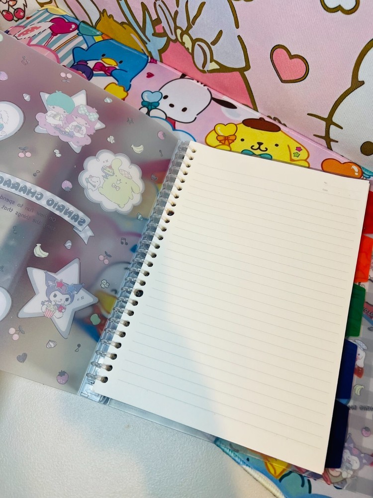 Sanrio Themed Loose Leaf Notebook Set Multi-Functional School Office