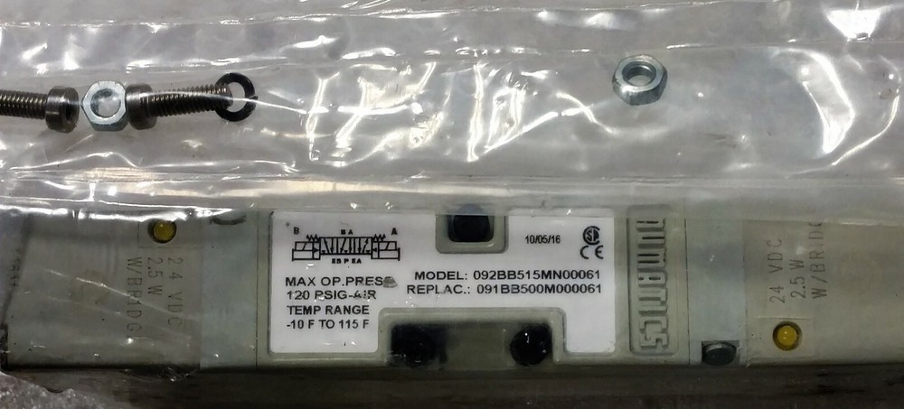 Numatics AIR VALVE 092BB515MN00061
