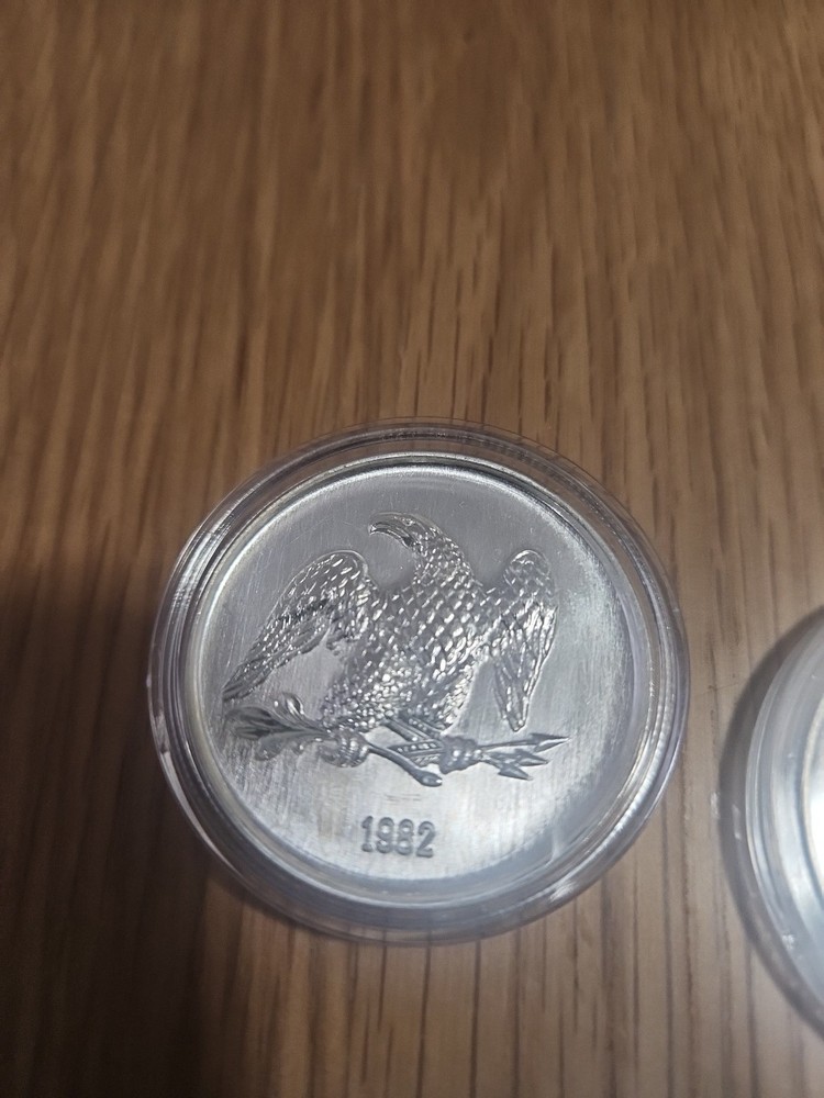 1922 Peace Silver Dollar And 1OZ Silver
