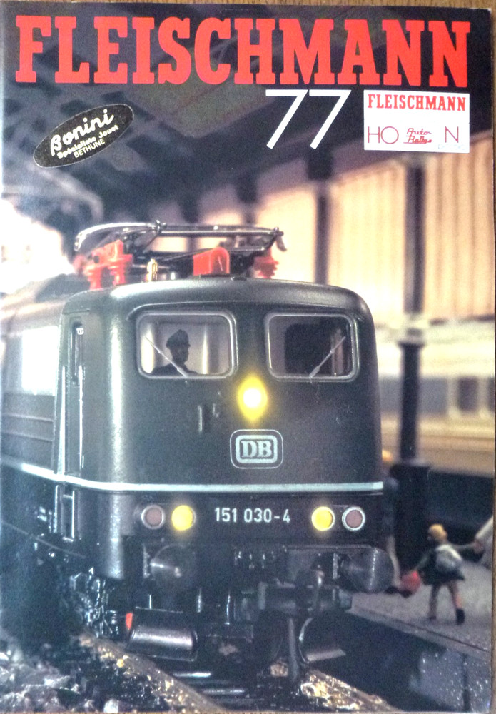 1977 FLEISCHMANN Model Railroad Catalogue / 83 Pages