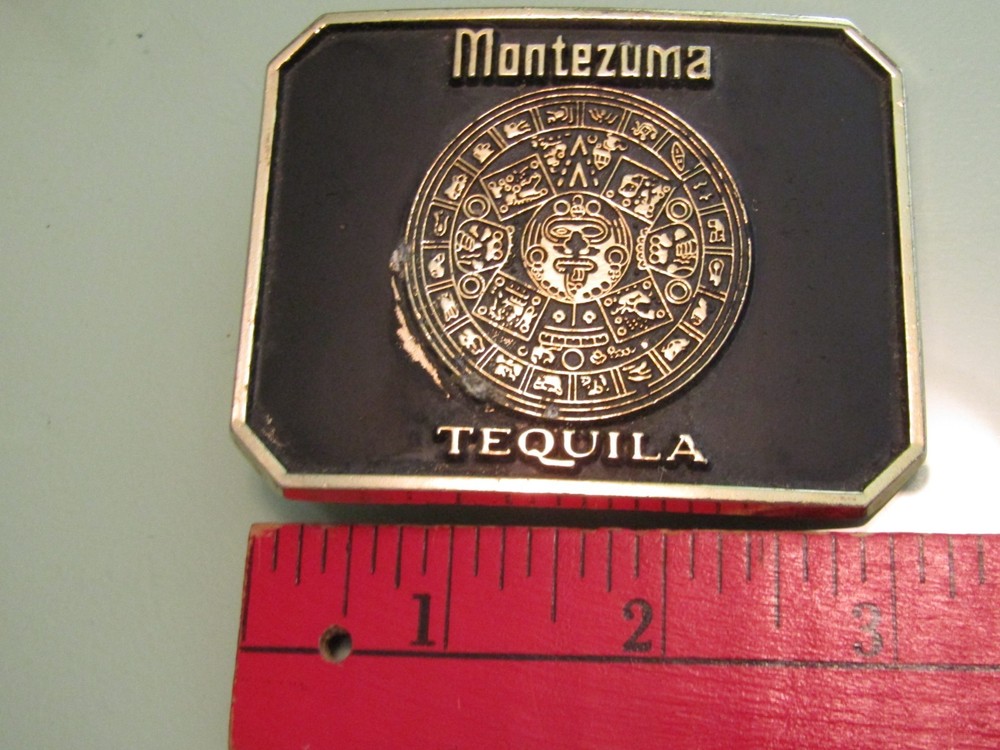 Montezuma Tequila Belt Buckle