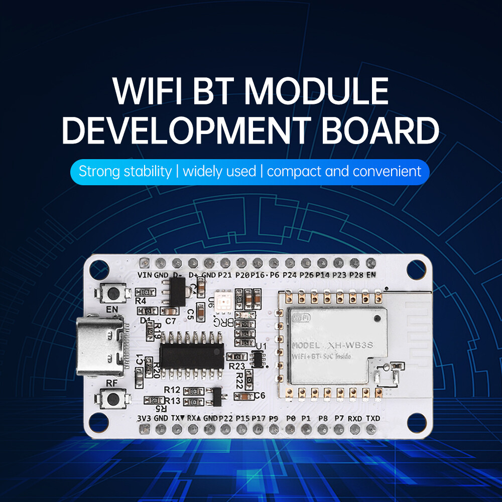 NiceMCU-WB3S WiFi Bluetooth Development Board CH340 Module Low-power 32-bit CPU