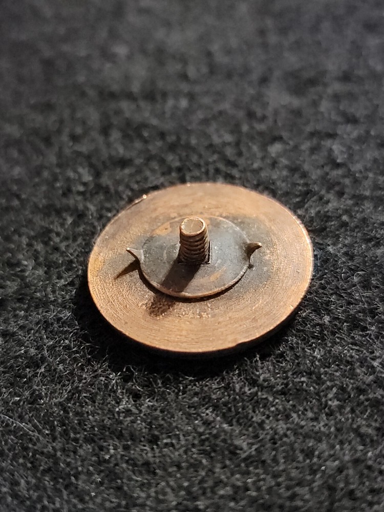 Bronze WW1 Field Artillery Enlisted Collar Disk