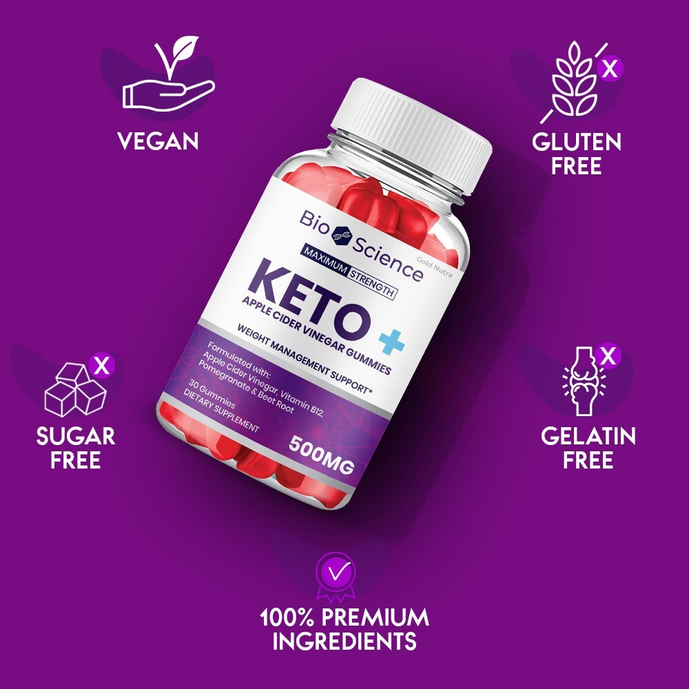 (2 Pack) Bio Science Keto ACV Gummies, Original BioScience Weight Loss Support