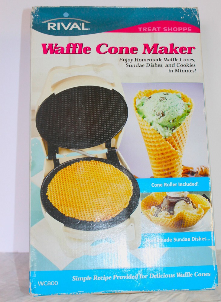 Rival Waffle Ice Cream Cone Maker Model WC800