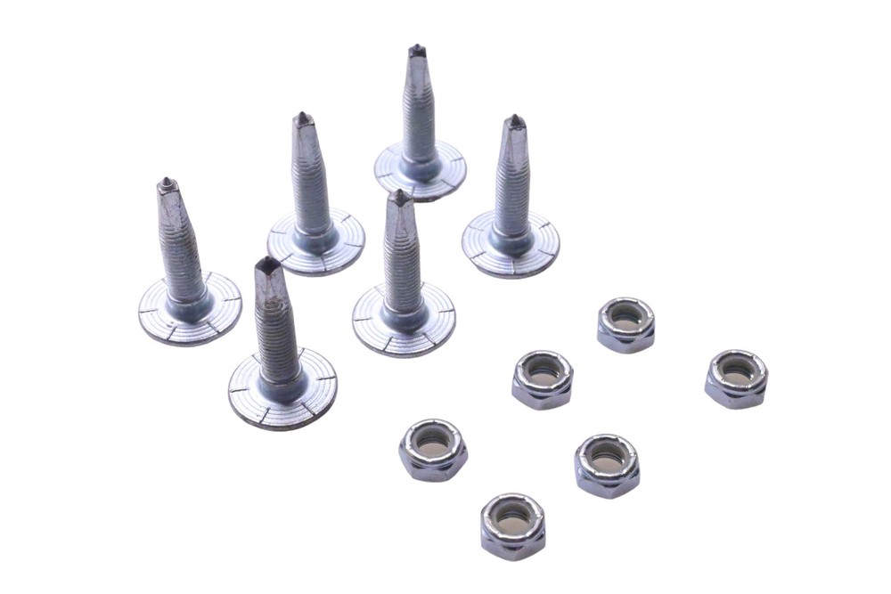 6 Pack Woody's Mega-Bite 1450 Series Studs & Lock Nuts