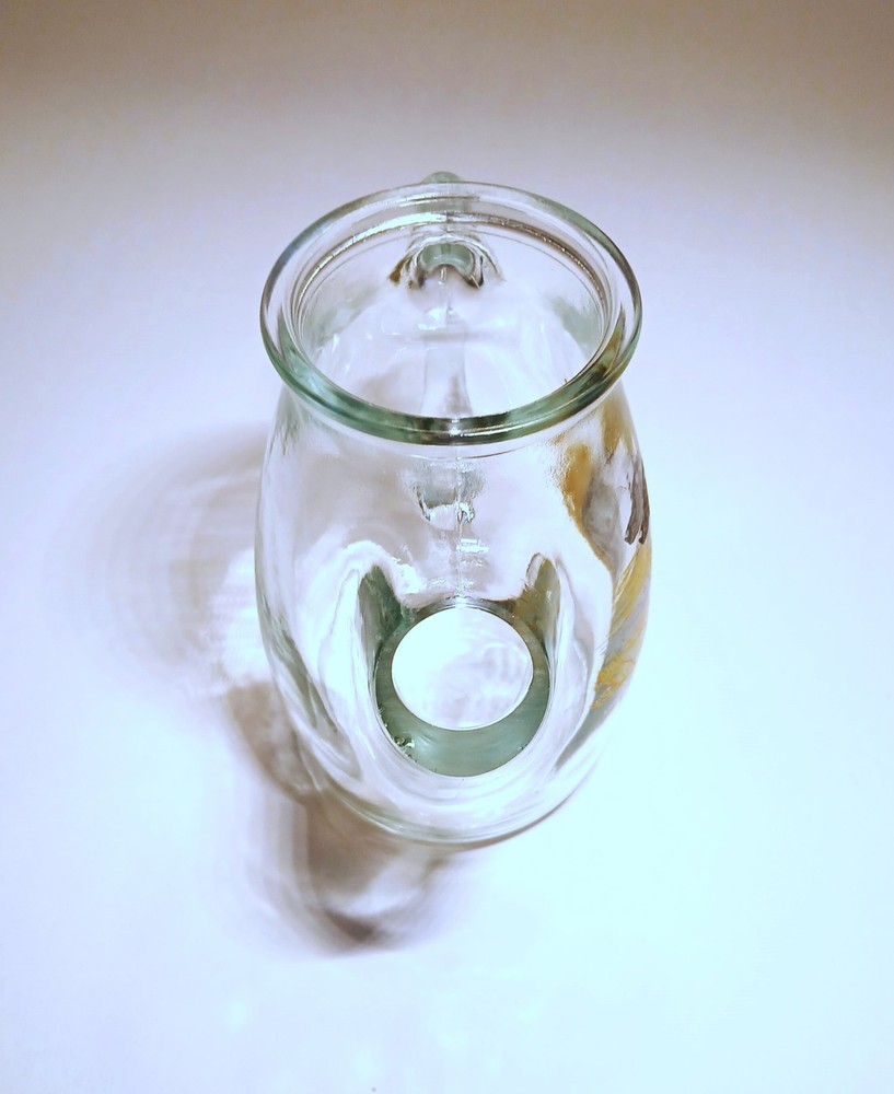 WESTMORELAND SNUB GLASS PITCHER