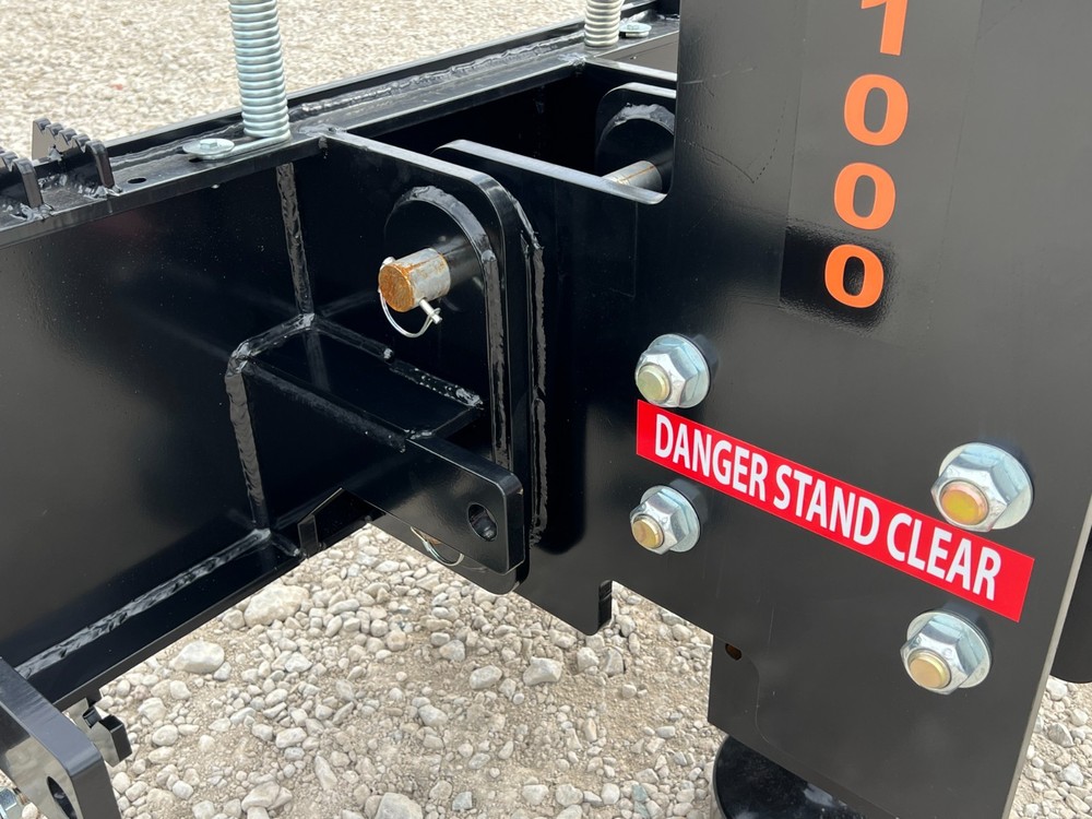 Premier PD1000 Post Driver Attachment Hydraulic Fence Fits Skid Steer Loader