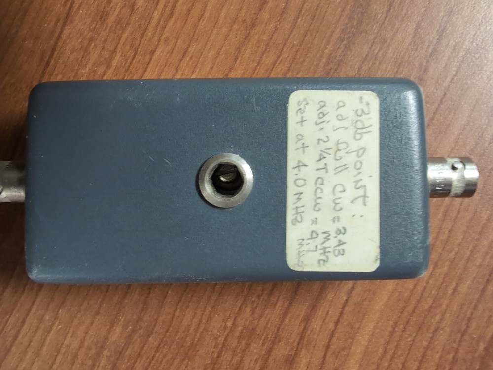 Allegiant HP 675a/676a demo network lpf Low Pass Filter