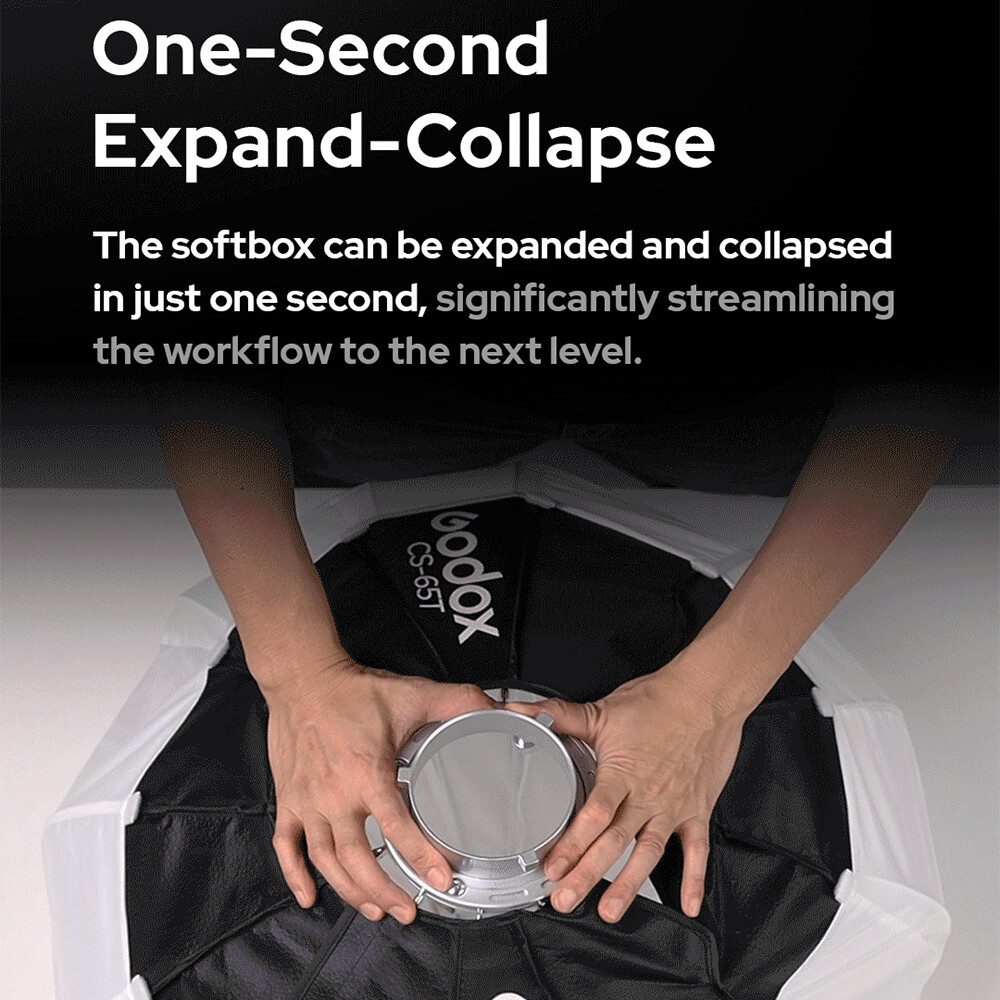 Godox CS-65T Lantern Softbox 26in / 65cm Quick Release 360° Light Diffuser(26”)