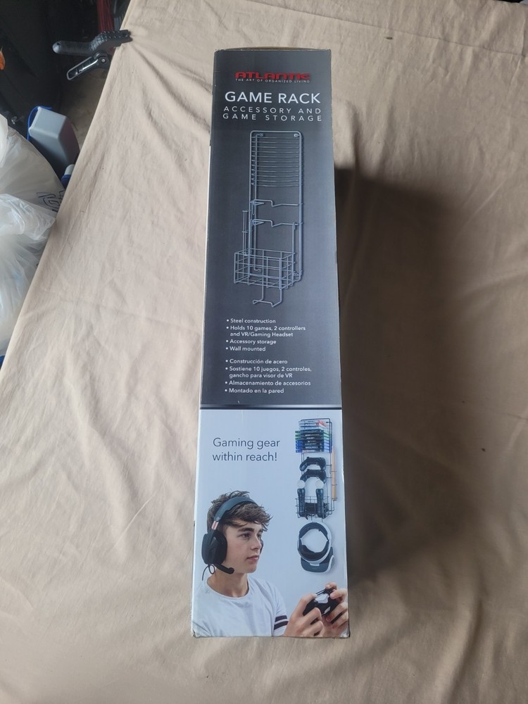 Atlantic Wall Mount Game Rack accessory and game storage