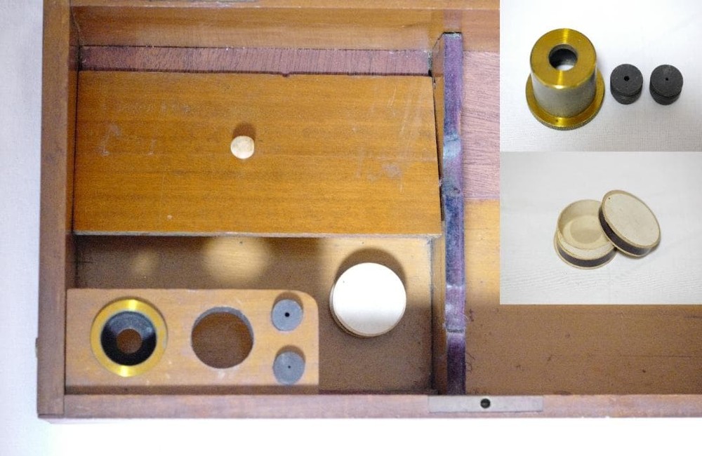 microscope antique E. mester's bacterial microscope