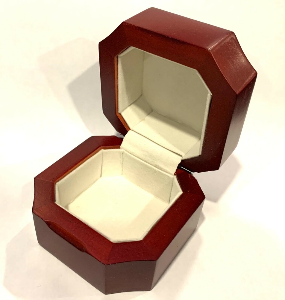 Empty rosewood jewelry box