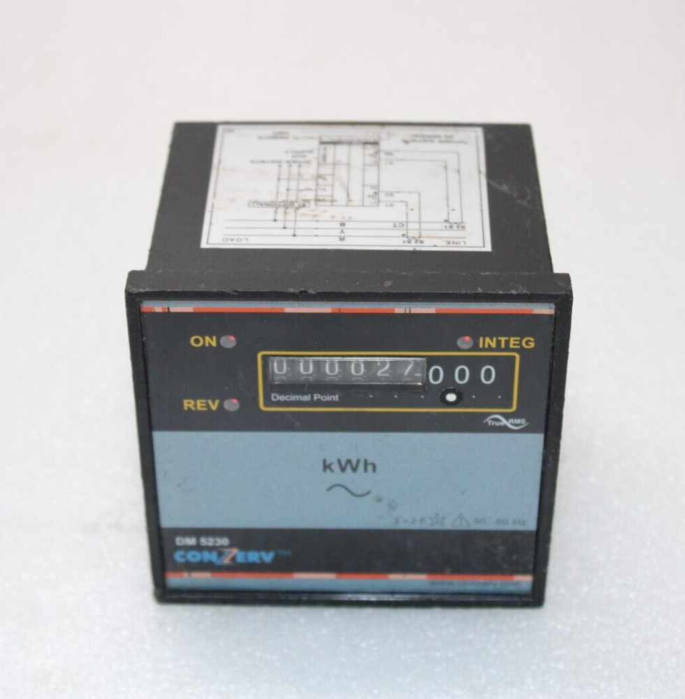 SCHNEIDER ELECTRIC CONZERV DM 5230 DIGITAL POWER METER