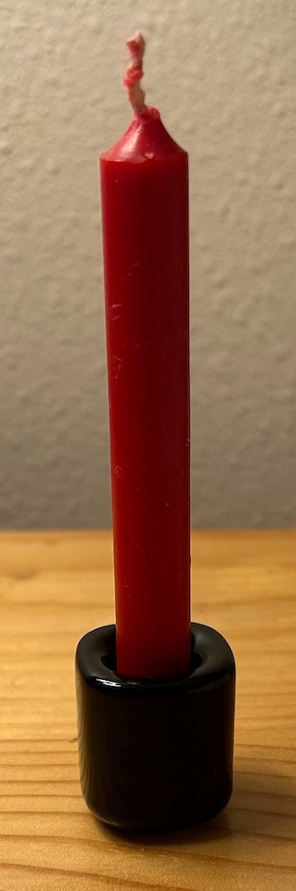 Black Cube Chime (Mini Taper) Candle Holder!