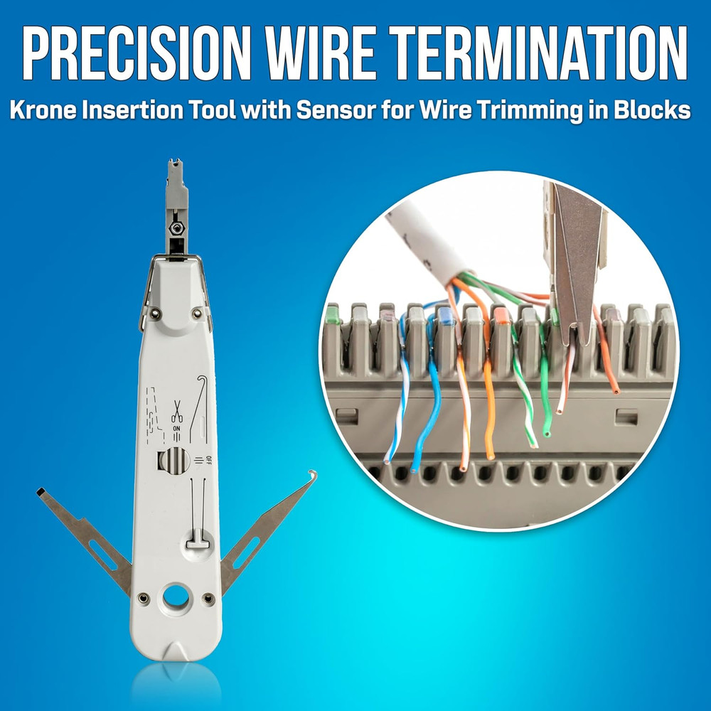 PD-KRONE Krone Insertion Tool with Sensor- Network & Telecom Wire Insertion Tool