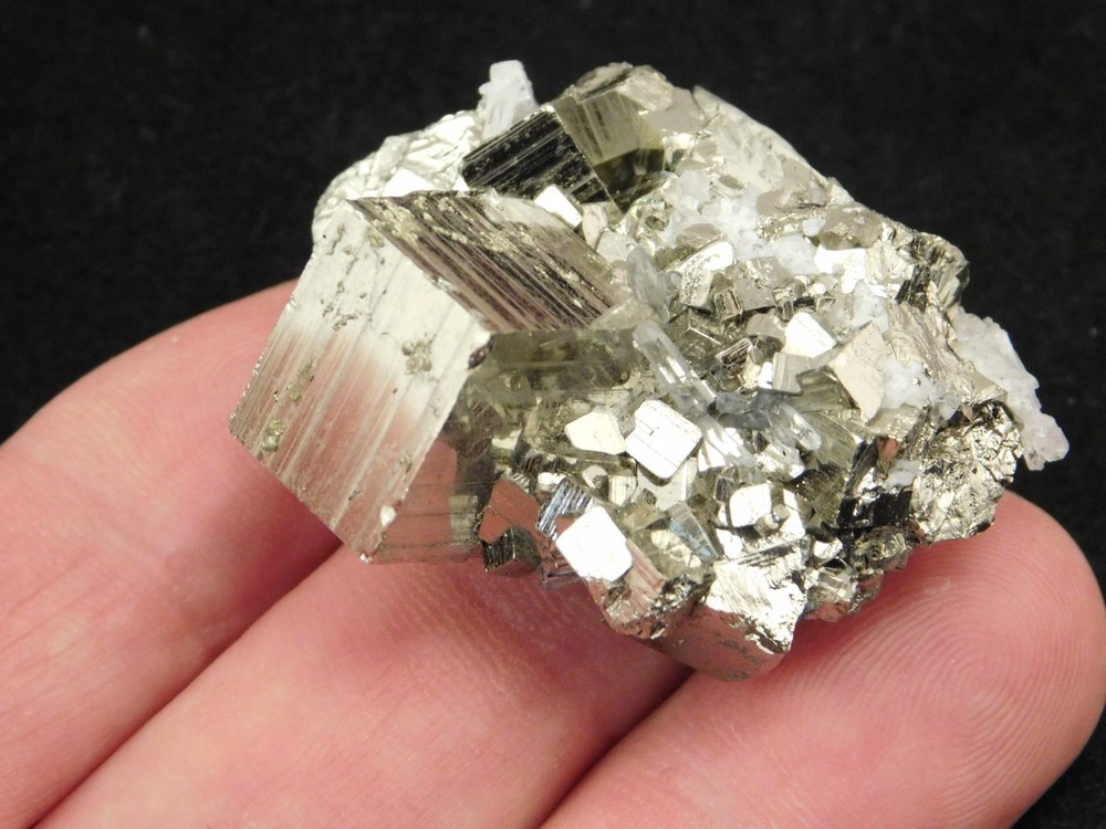 Small 100% Natural AAA PYRITE Crystal CUBE Cluster From Peru 55.3gr