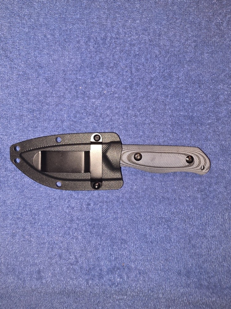 Warpath Blades Kitchi Black With Gray Handle