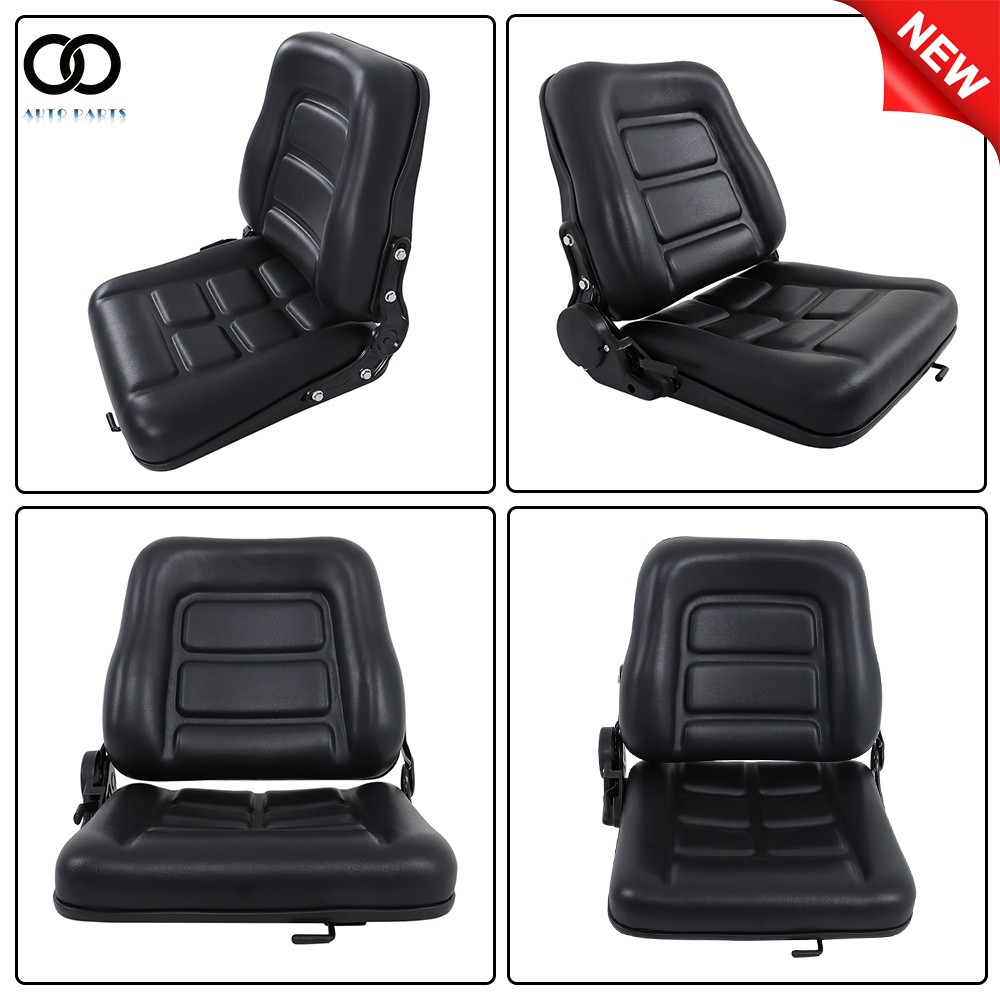 Waterproof Adjustable Fold Down Forklift Seat Angle Backrest For Excavators