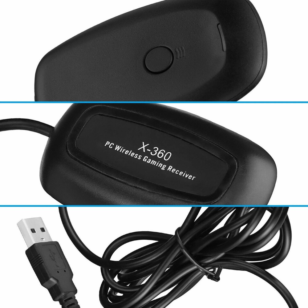 PC Wireless Gaming Receiver USB Adapter For Microsoft Xbox 360 Controller