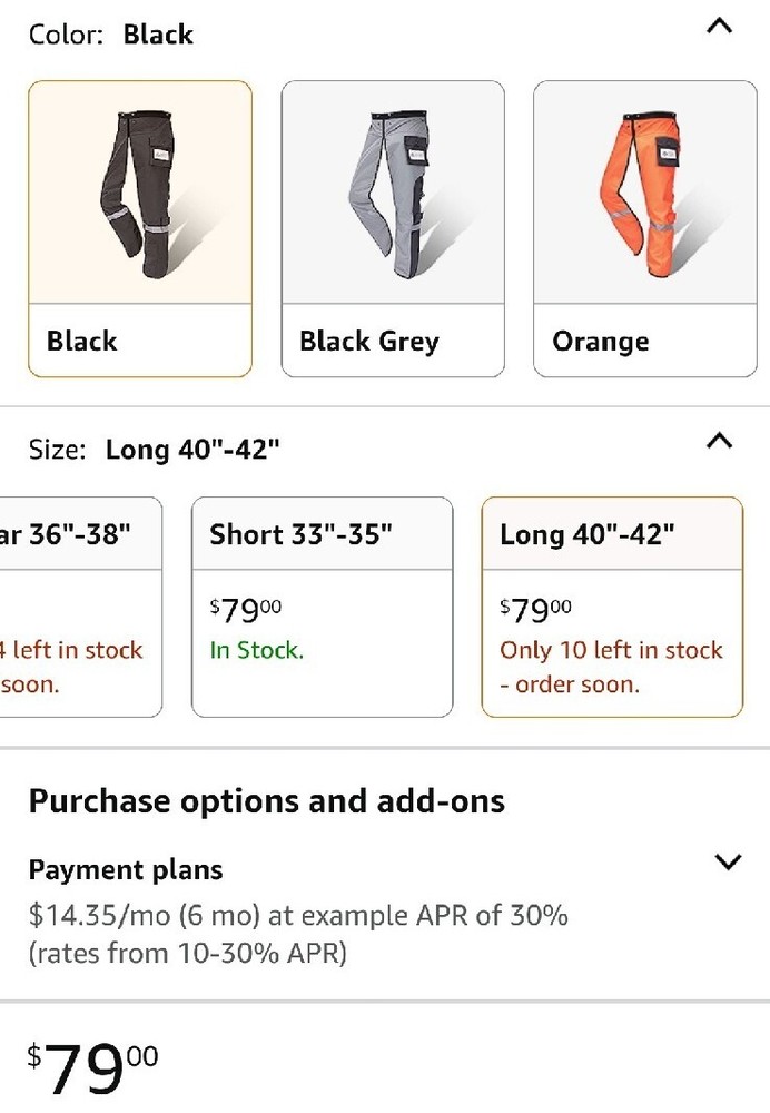 YARDMARIS Chainsaw Chaps Technical 8 Layers Class B for Chainsaw Users