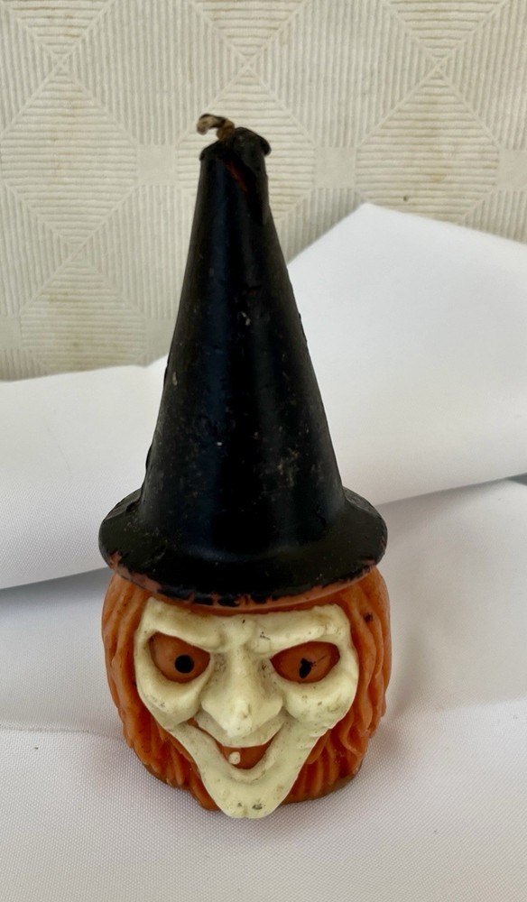 Vintage 1950- 1960’s Gurley Witch Candle Unlit