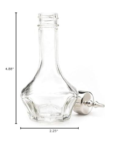 Bitters Bottle with Threaded Stainless Top 1.7oz Capacity M37134