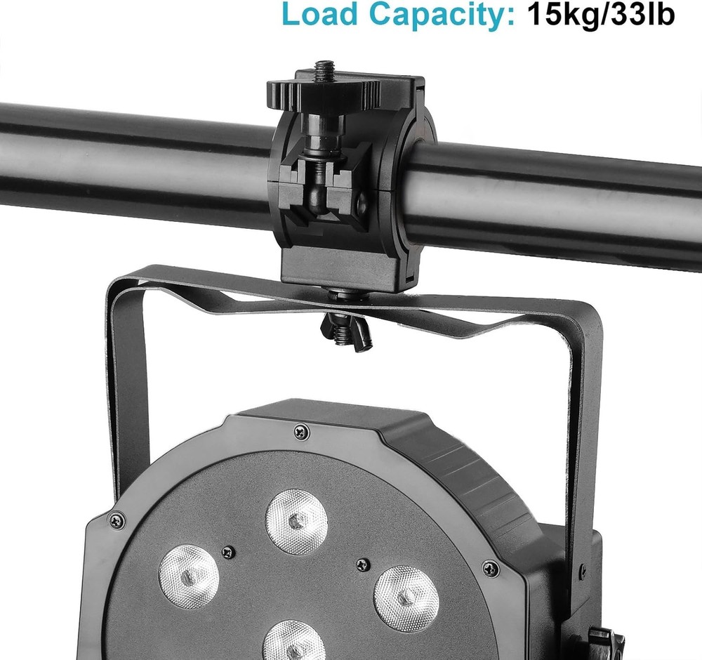 Universal Stage Light Clamp Set - 5 Pack Plastic Hooks