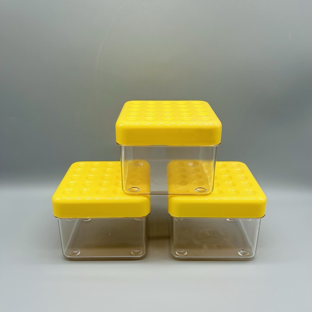 Vintage Danish Modern Stackable Organization Containers Set Of 3