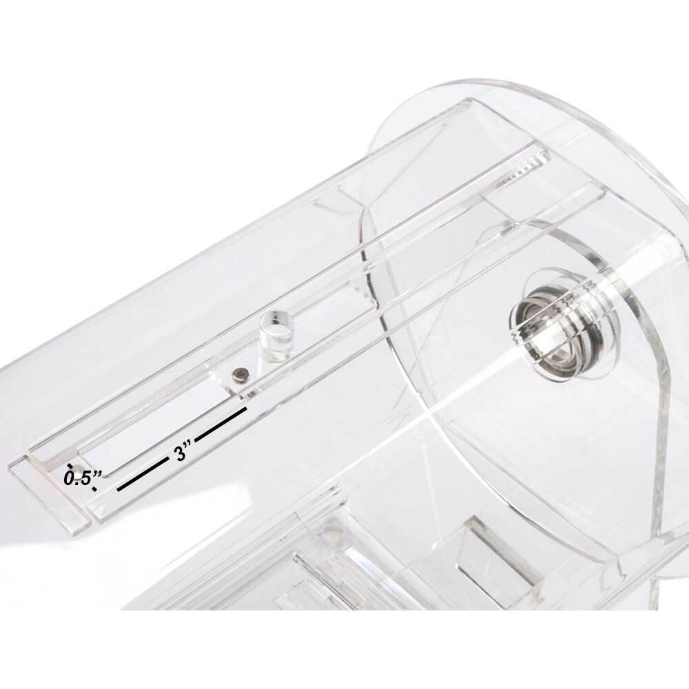 Used Small Acrylic Raffle Ticket Drum